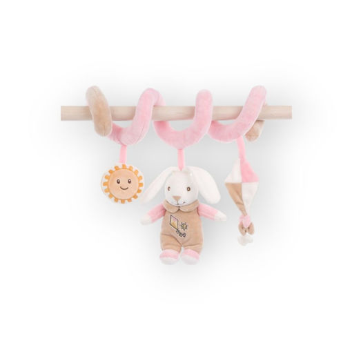 Picture of BABY RABBIT SPIRAL 32CM PINK